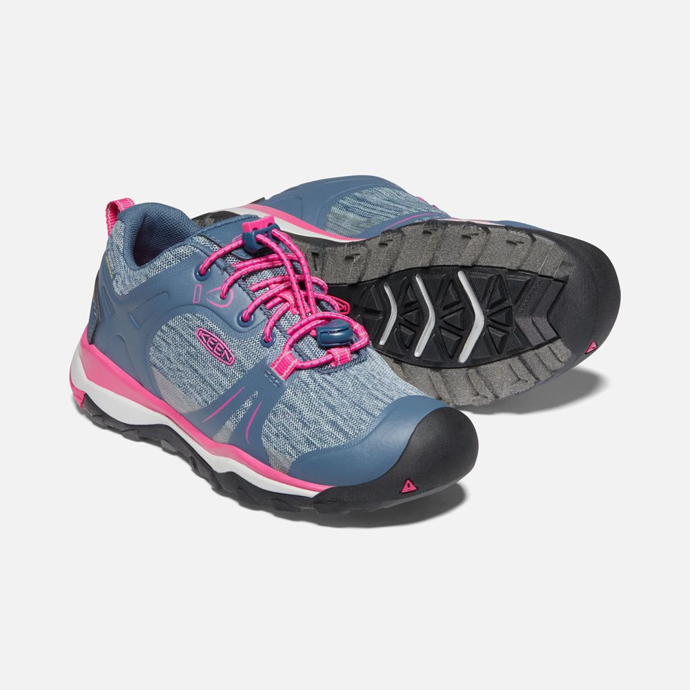 Chaussure de Randonnée Keen Enfant Bleu/Rose | Terradora Ii Waterproof | GEWRJ-7265